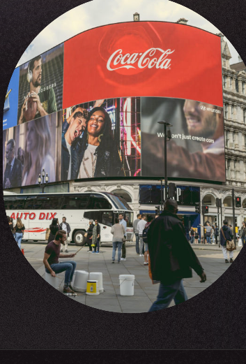 Outdoor billboard advertising